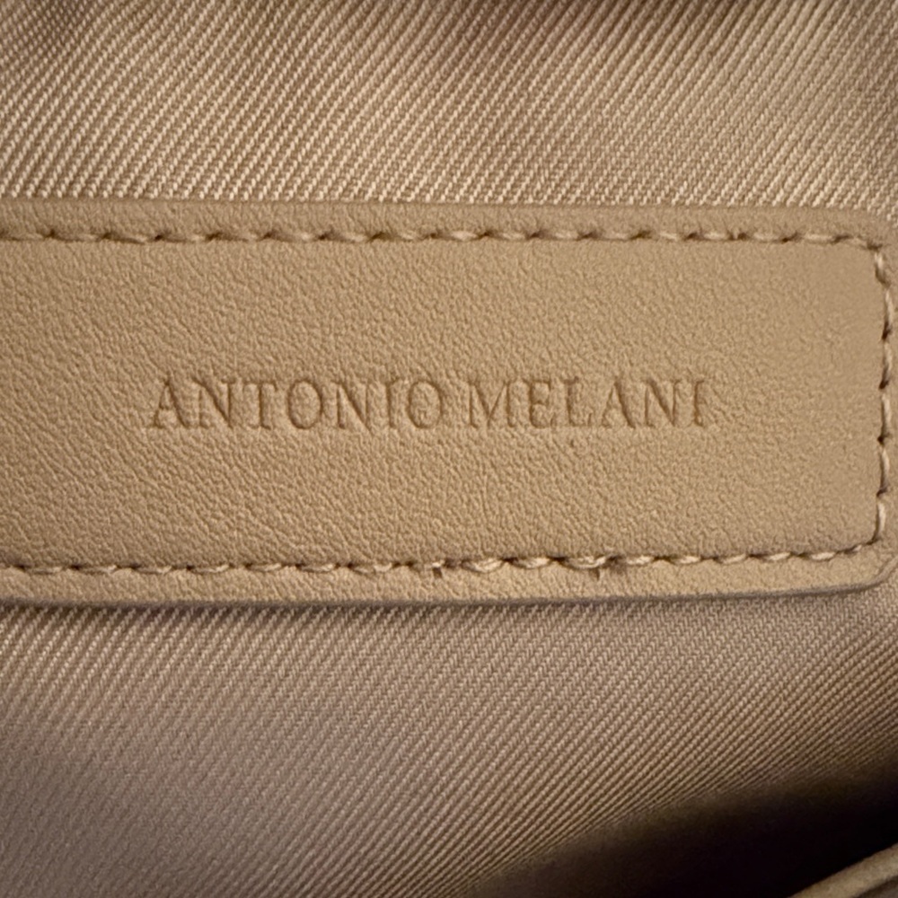 Antonio Melani Pebble Taupe Leather Tote Bag - Picture 10 of 10